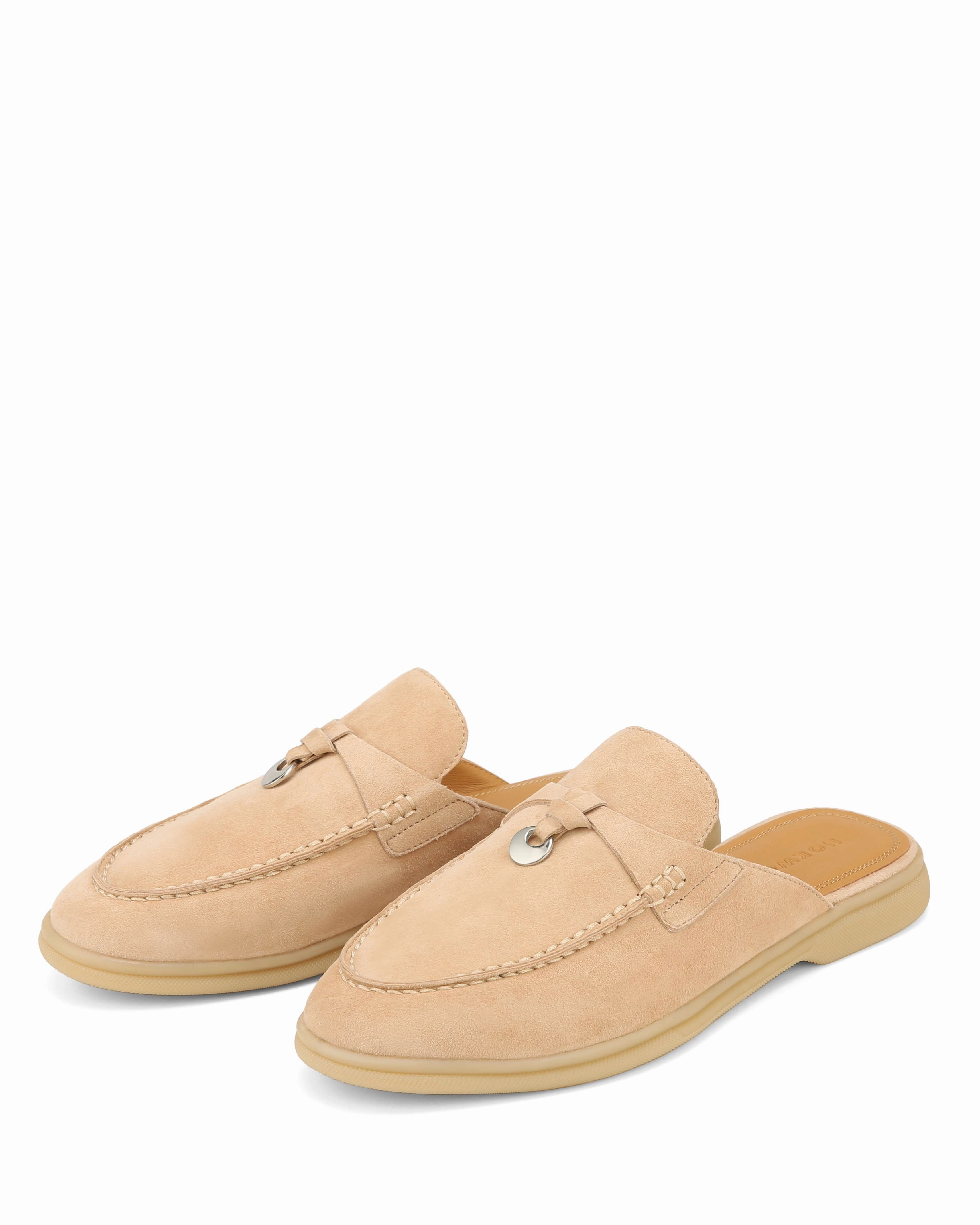Long Way Jessie Beige Suede