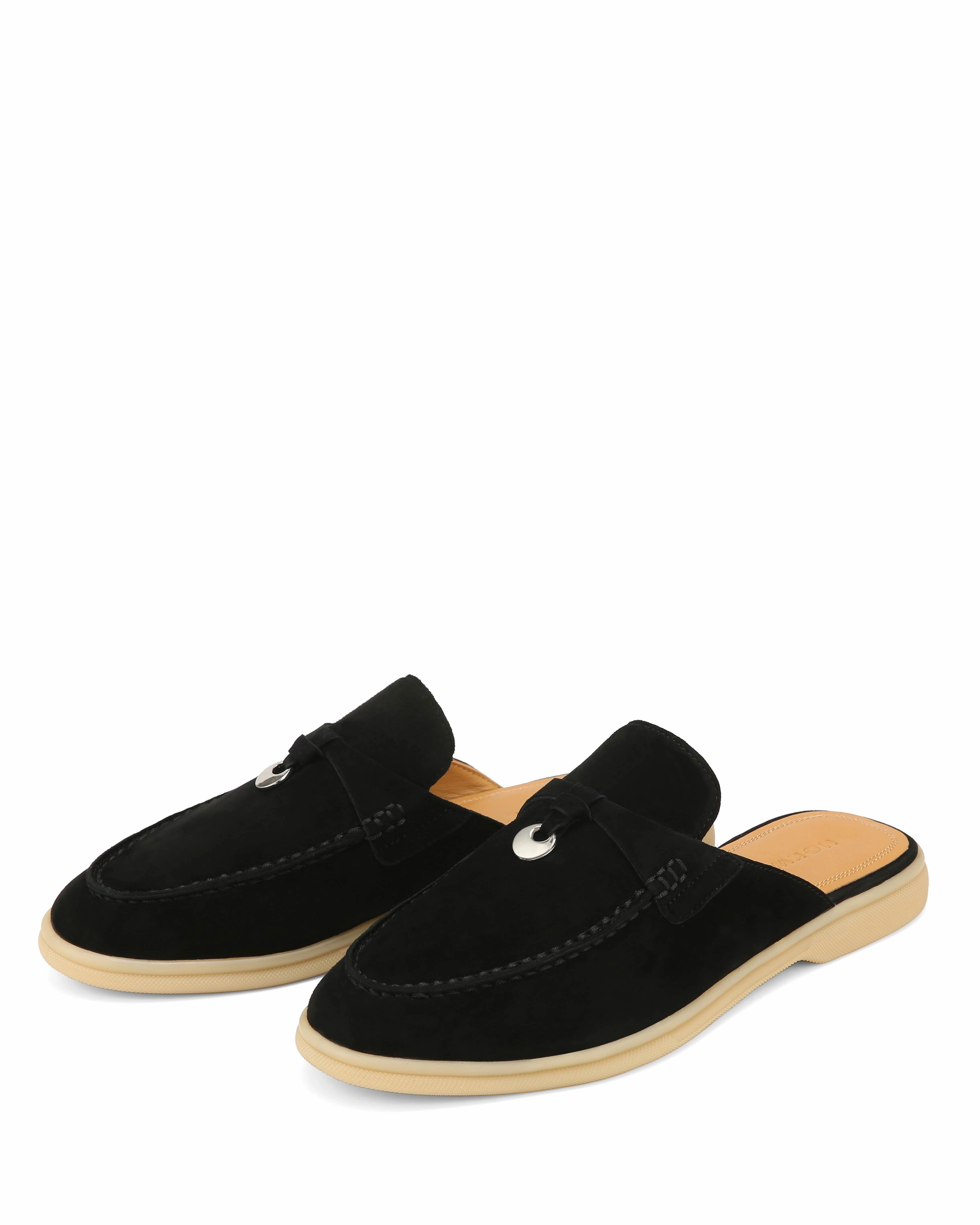 Country Club Jessie Black Suede