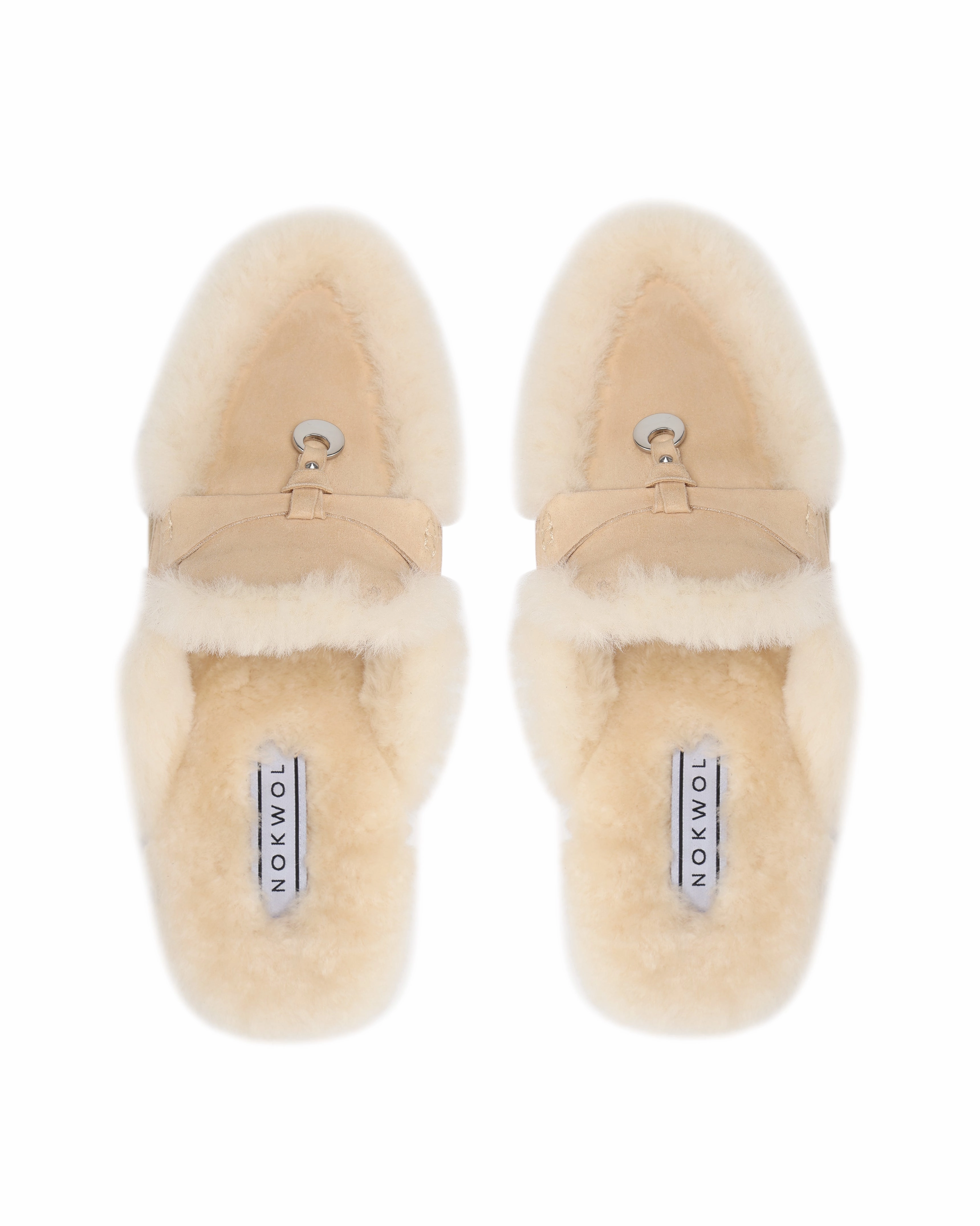 Step Safe Jessie Fur Beige Suede