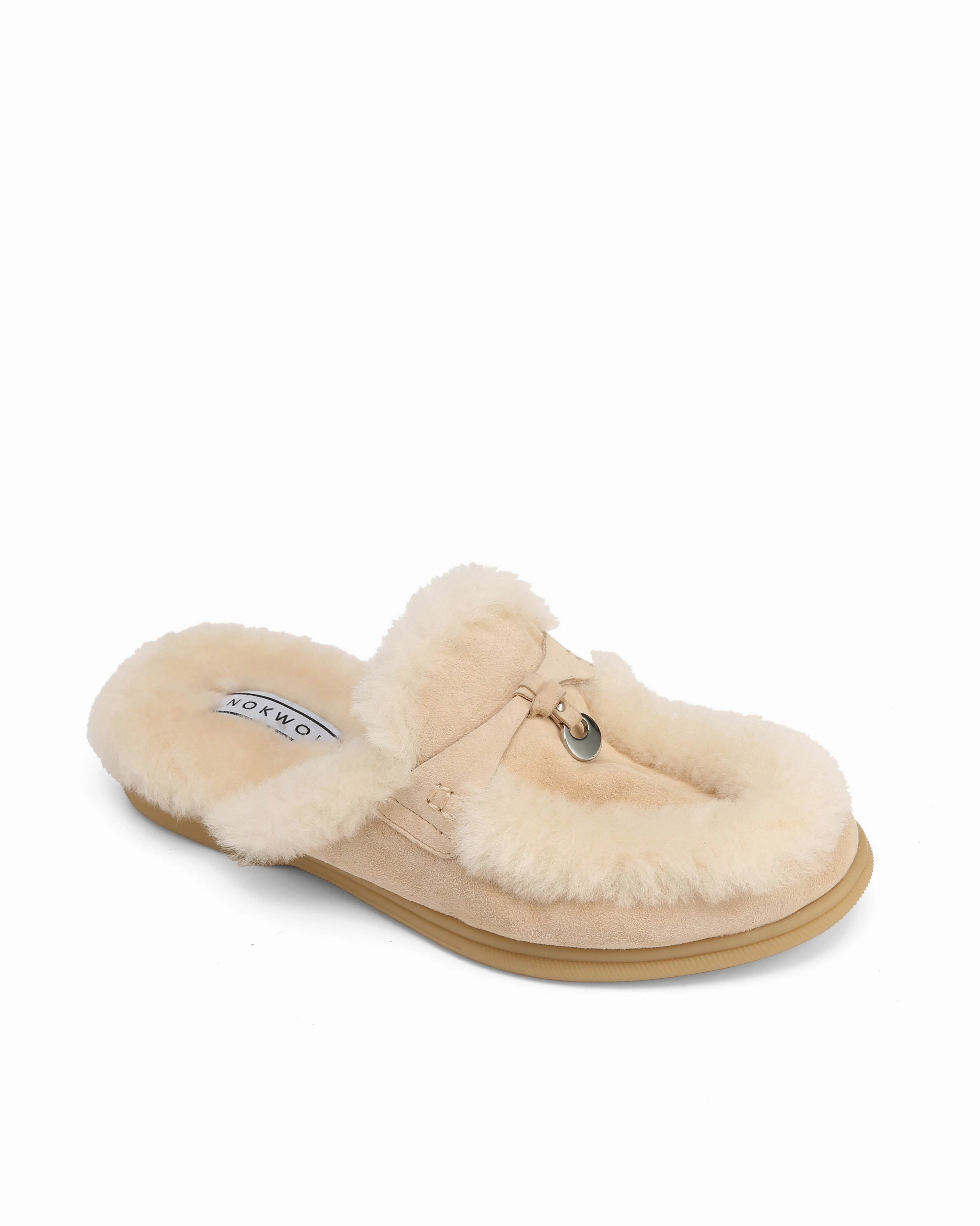 Jessie Fur Beige Suede Smart Motion Stylish Sole