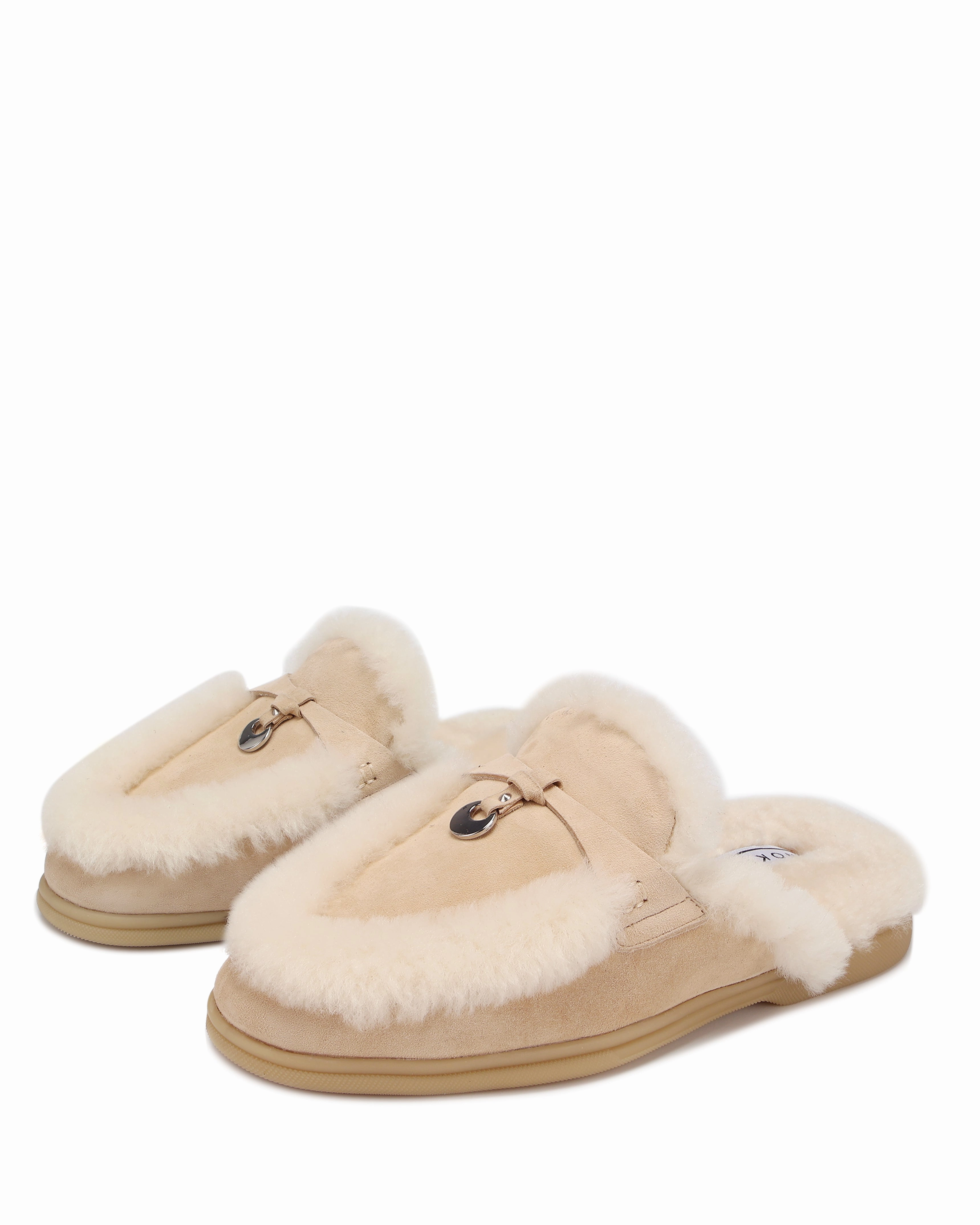 Jessie Fur Beige Suede Soft Finish