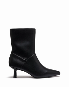 Evening Style Kacee Ankle Boot Black Smooth
