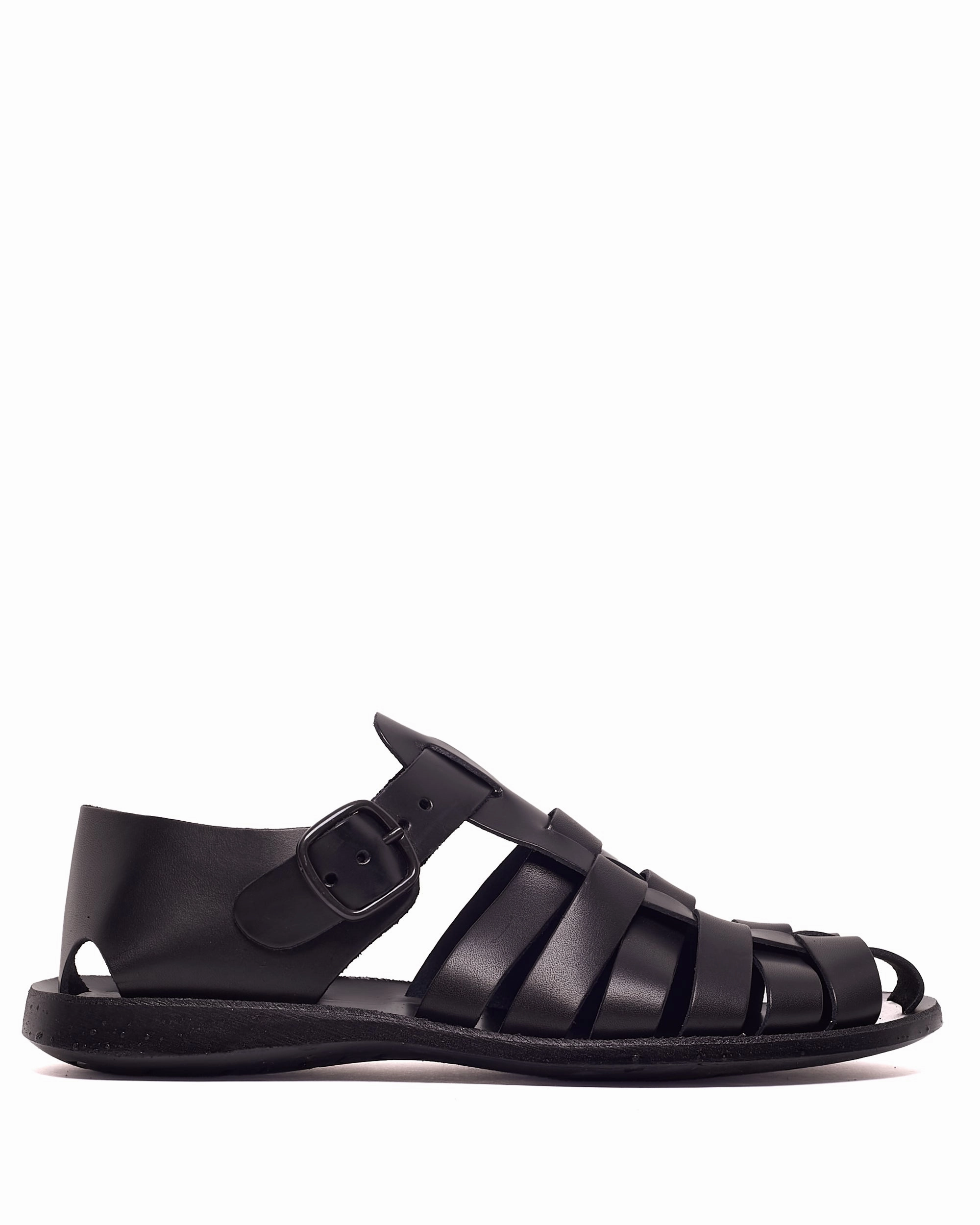 Kofi Leather Black Comfortable Travel Maximum Durability