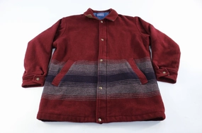 Trail Travel Pendleton Woolen Mills Burgundy Coat