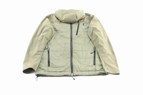 Powder Carhartt Logo Patch Green Hooded Zip Up Jacket