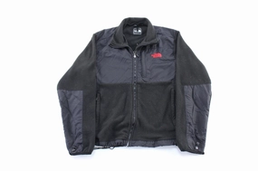 Women's The North Face Embroidered Logo Black Zip Up Jacket Outdoor Fit