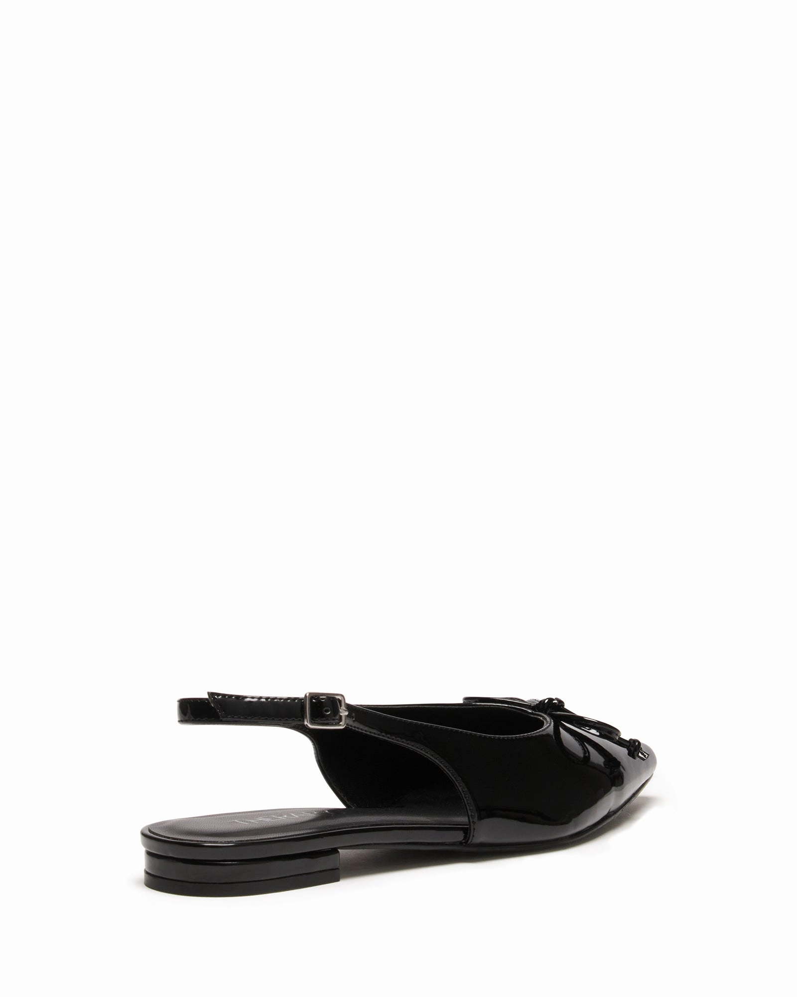 Fashion Forward Design Comfortable Step Lavin Flat Point Black Patent