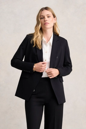 Ponte Blazer - Black Noise Free Movement Rugged Daily Style