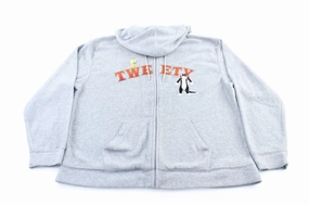 Women's 2006 Looney Tunes Embroidered Tweet Zip Up Jacket suitable for graduations