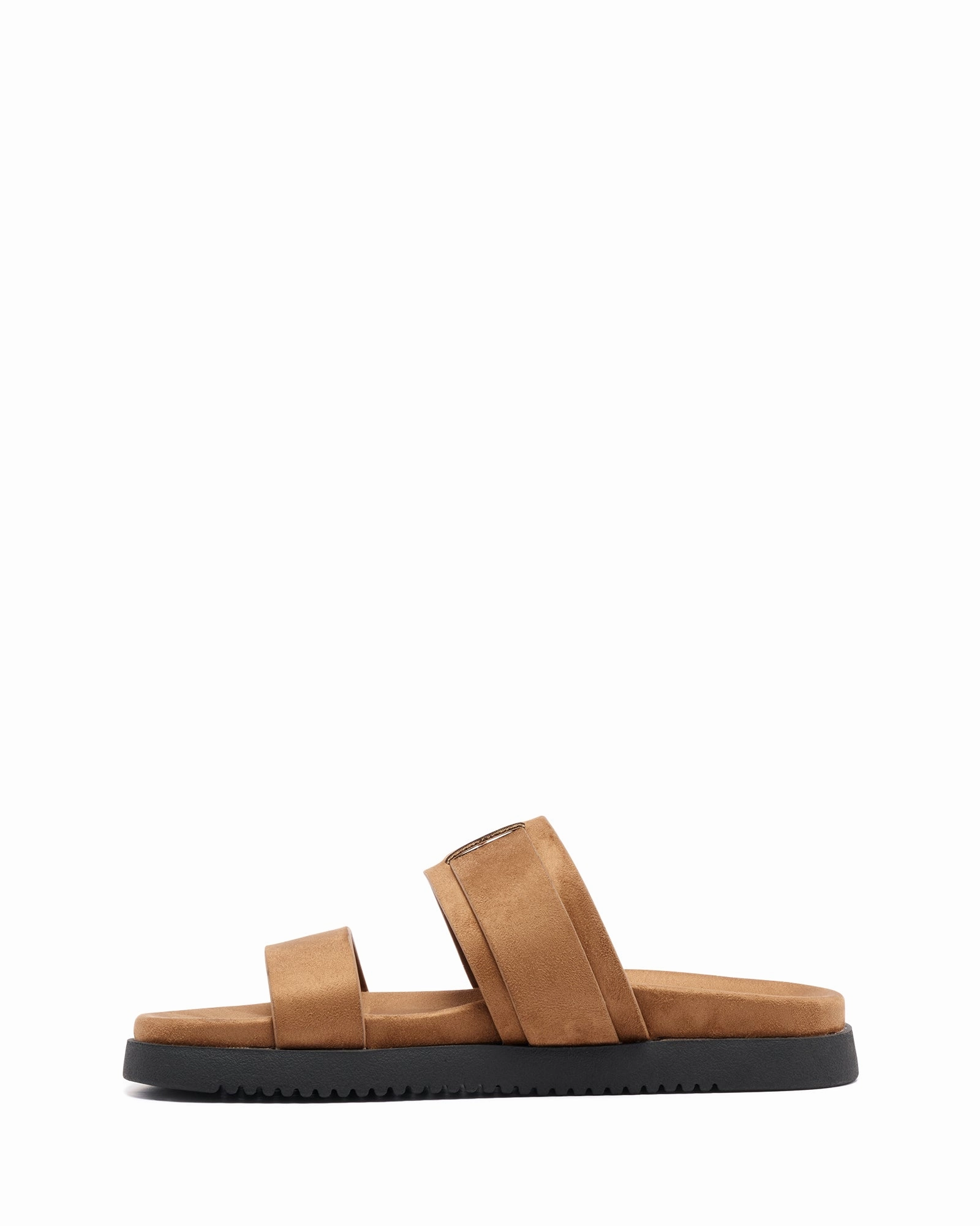 Contoured Wrap Tie Remi Sandal Toffee Suede