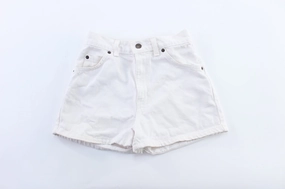 Travel-Ready Women's Levi's White Denim Shorts