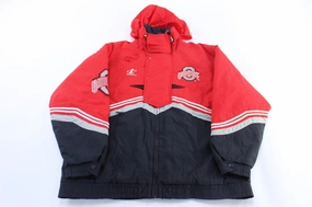 Flexible Movement club 90's Ohio State University Embroidered Logo Athletic Zip Up Jacket