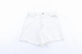Sport Layer Levi's 550 White Denim Shorts