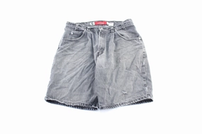 Levi's SilverTab Grey Wash Denim Shorts Soft and Stretchy Fashionable Fit