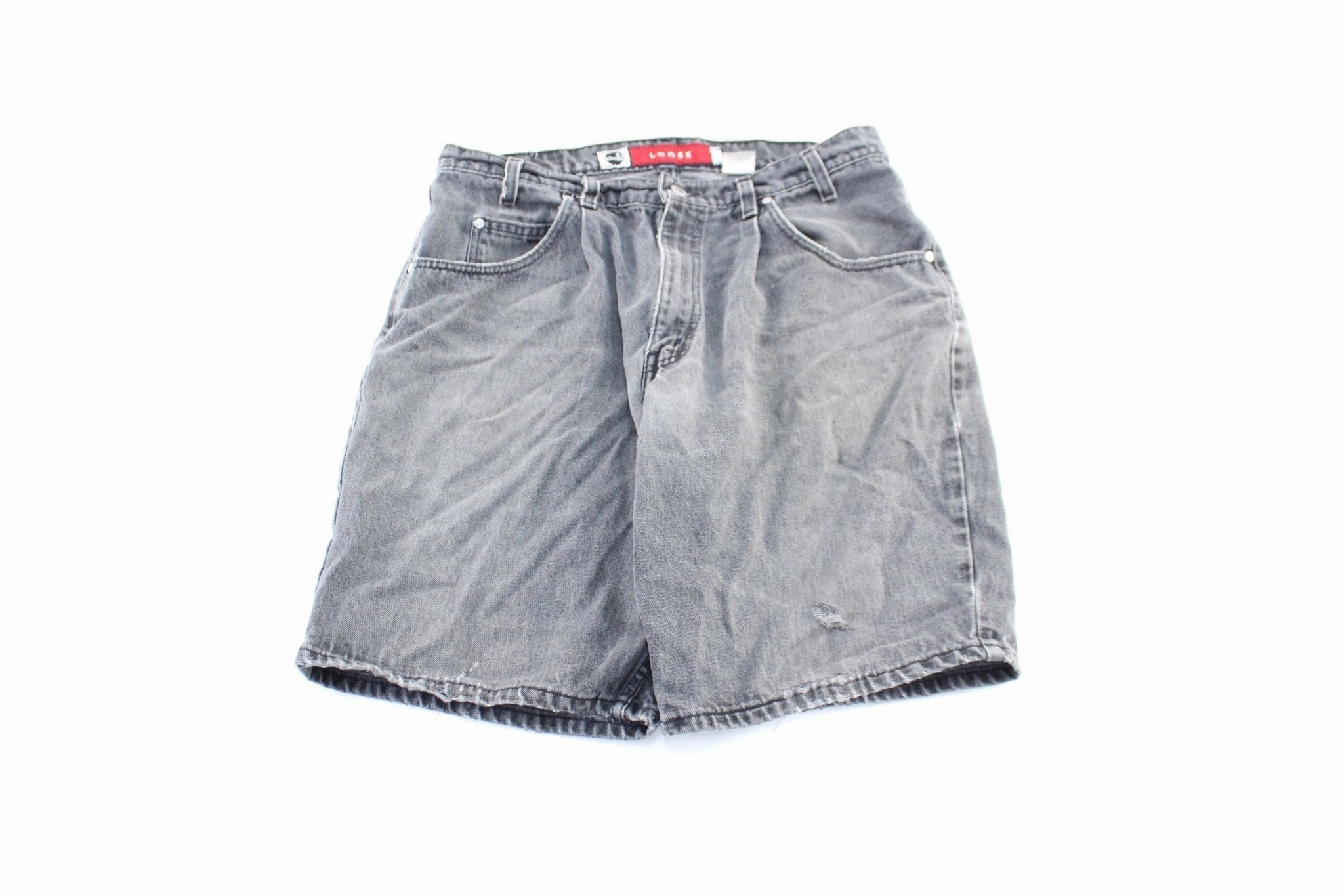 Levi's SilverTab Grey Wash Denim Shorts Soft and Stretchy Fashionable Fit