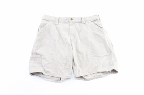 Anti Cling Finish Carhartt Logo Patch Off White Shorts