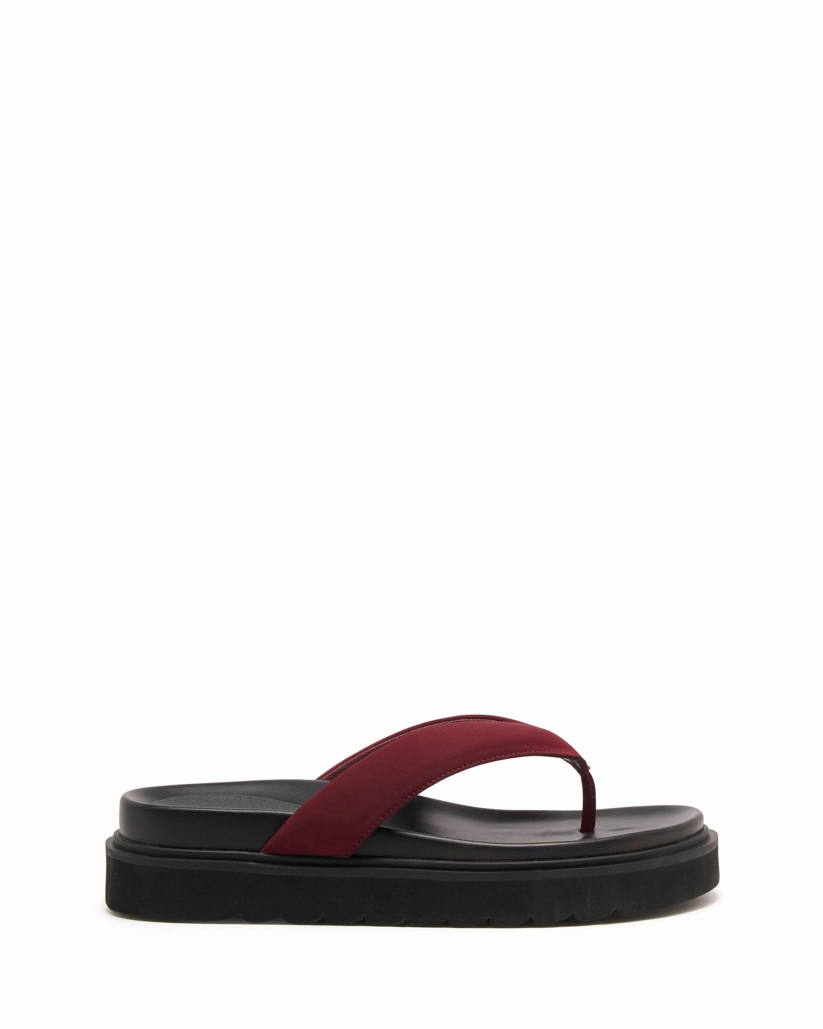 Vacay Thong Sandal Bordeaux Lycra Casual Footwear for Travel