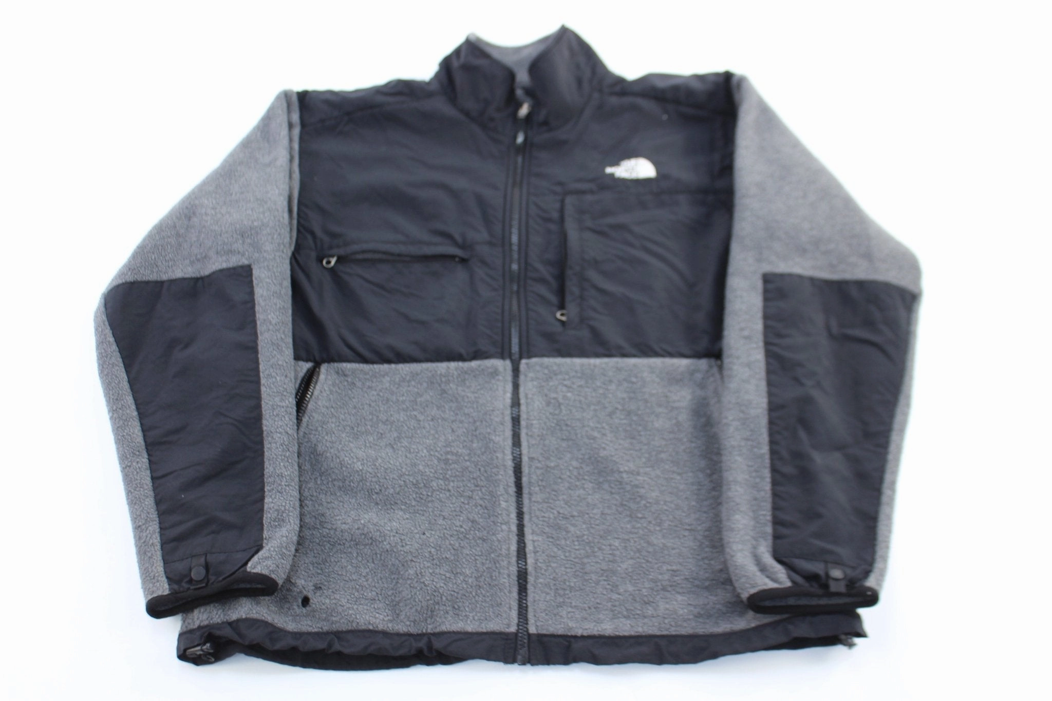 The North Face Grey & Black Denali Fleece Zip Up Jacket platform Cold Trails