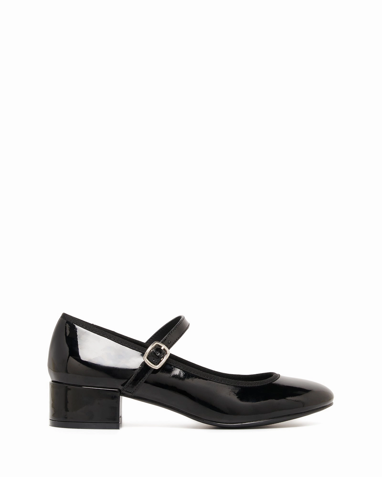 Timeless Sandals Liz Ballet Heel Black Patent