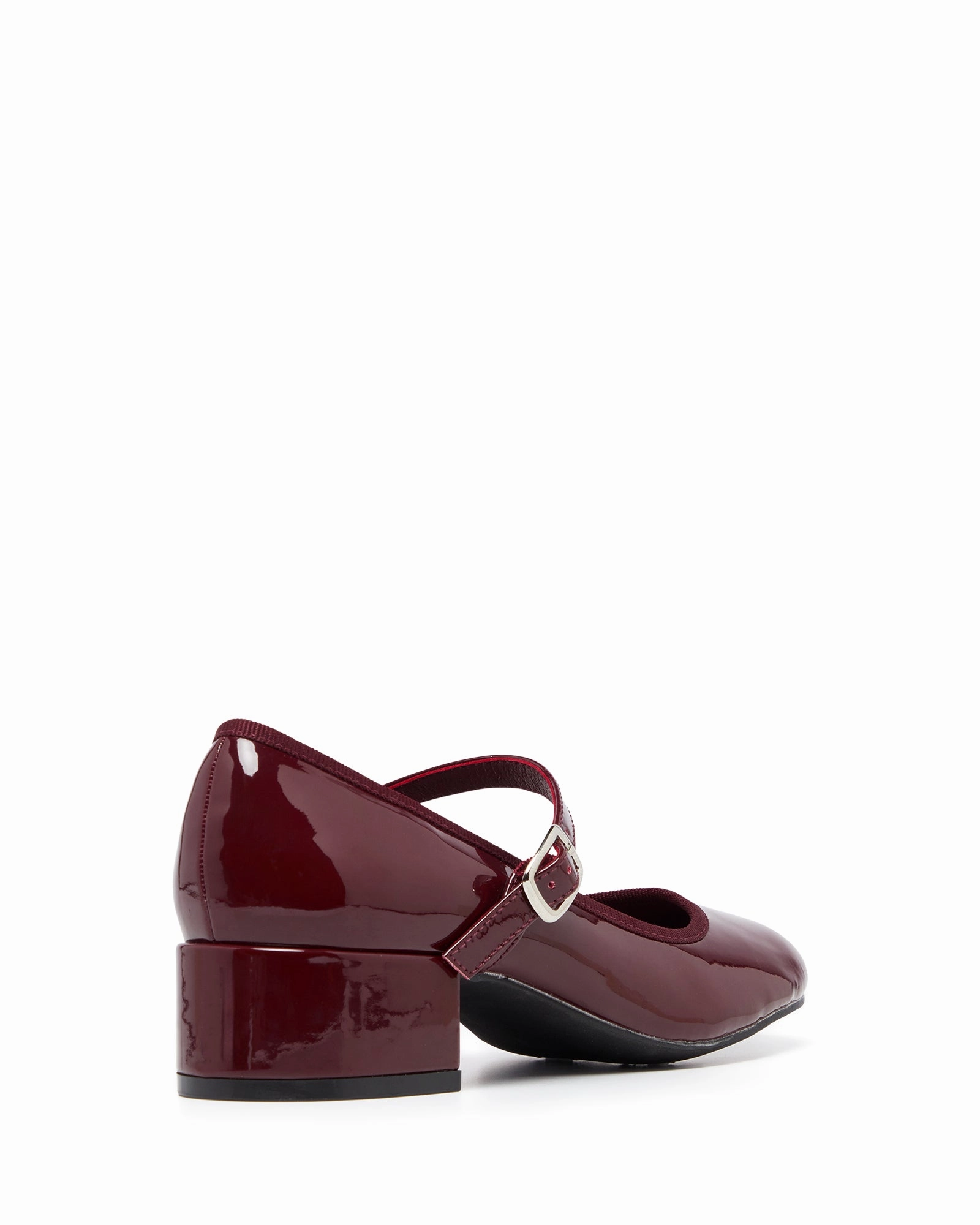 Liz Ballet Heel Cherry Patent platform sandals