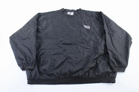 LogoAthletic Embroidered Tennessee Titans Windbreaker Pullover Waterproof Fabric Winter Essential