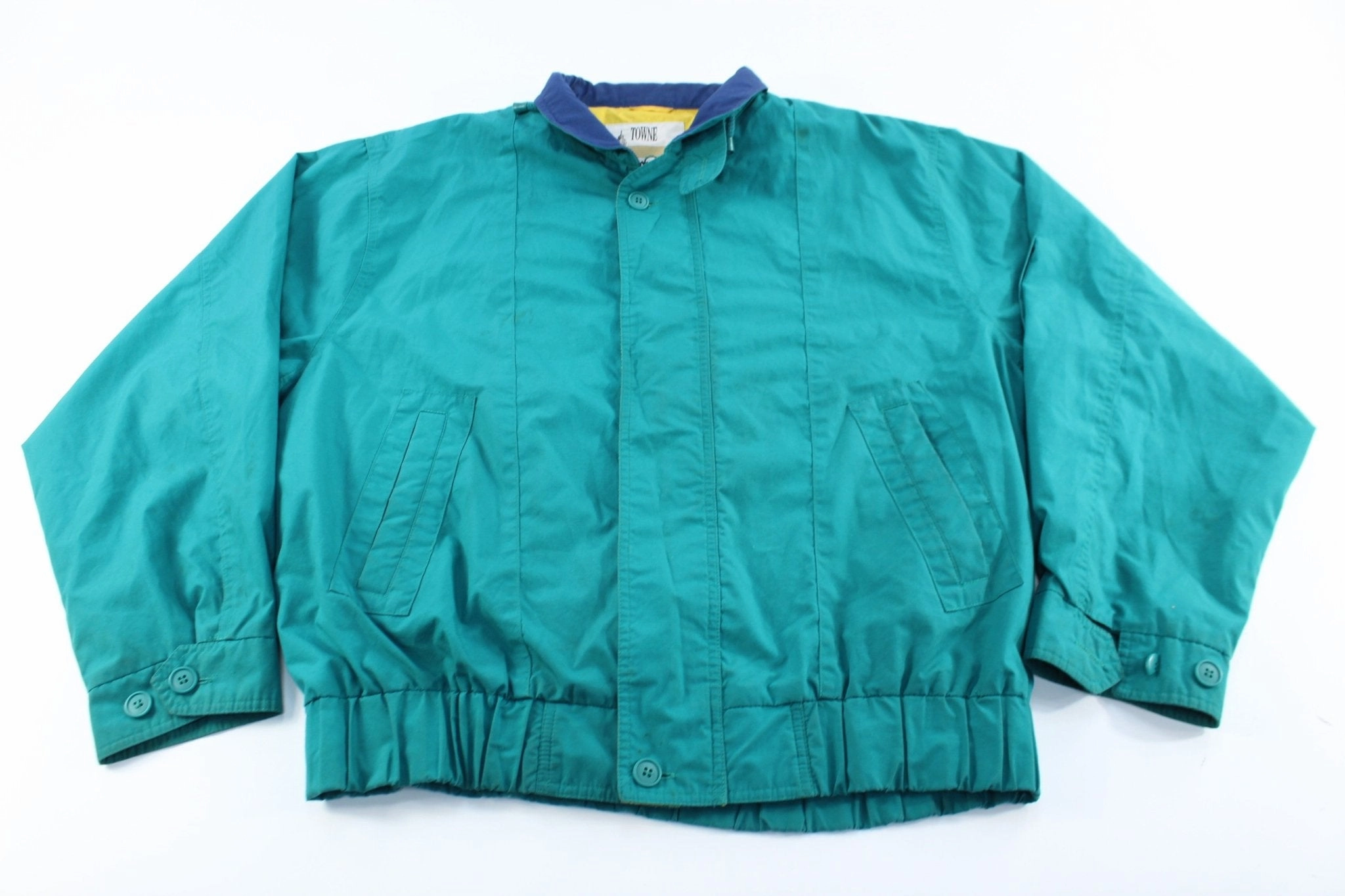 London Fog Aqua Zip Up Jacket Water-Resistant Protection TapedSeams