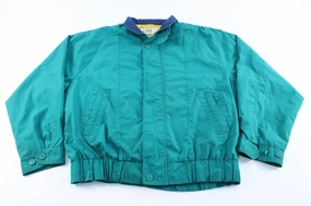 London Fog Aqua Zip Up Jacket Water-Resistant Protection TapedSeams