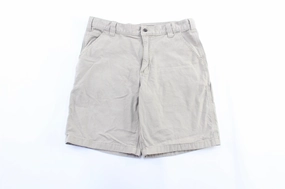 Abrasion Resistant Panels CompressionFitFabric Carhartt Logo Patch Light Khaki Carpenter Shorts