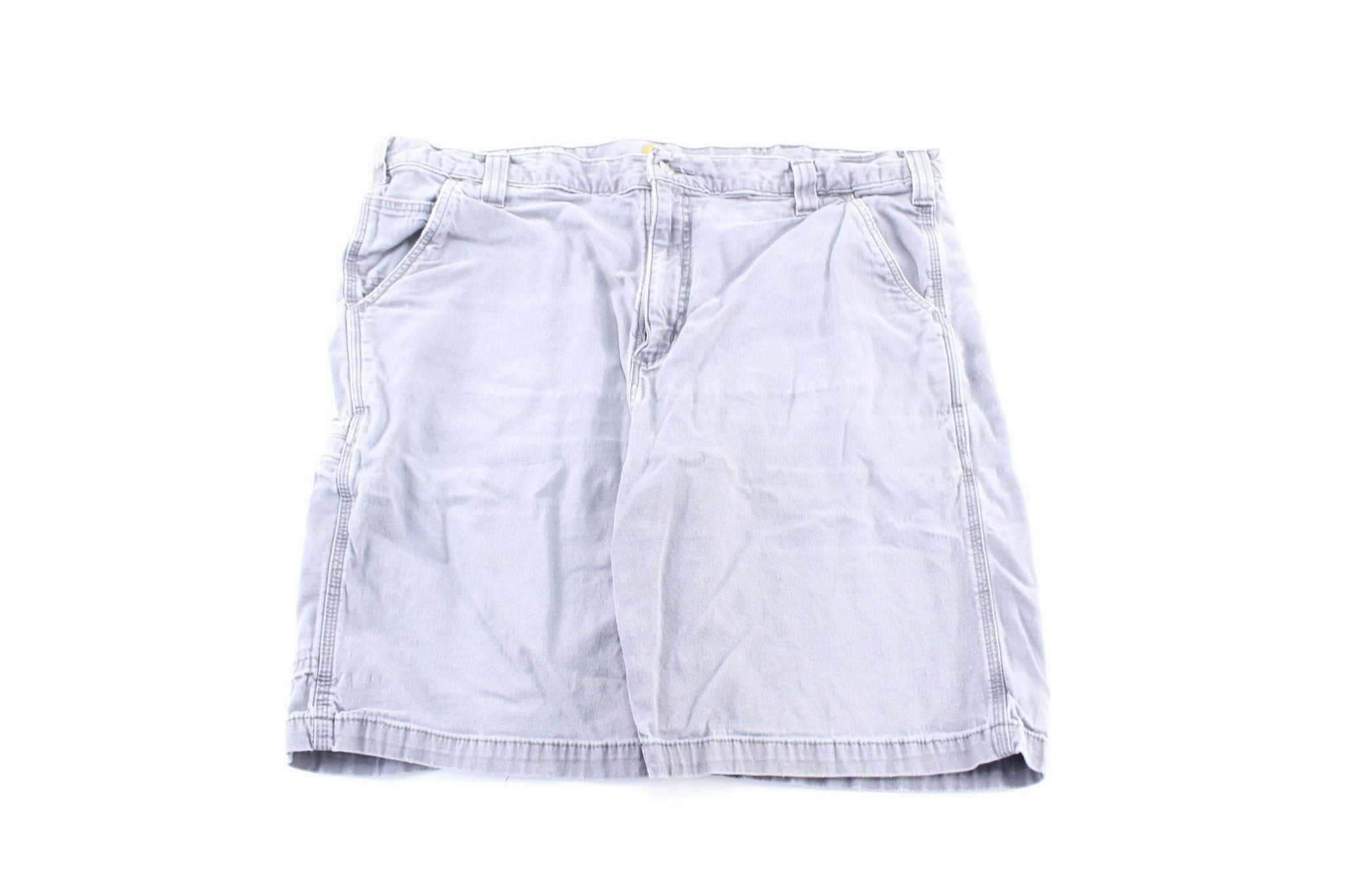 Outdoor Adventure Soft Structure Carhartt Logo Patch Grey Carpenter Shorts