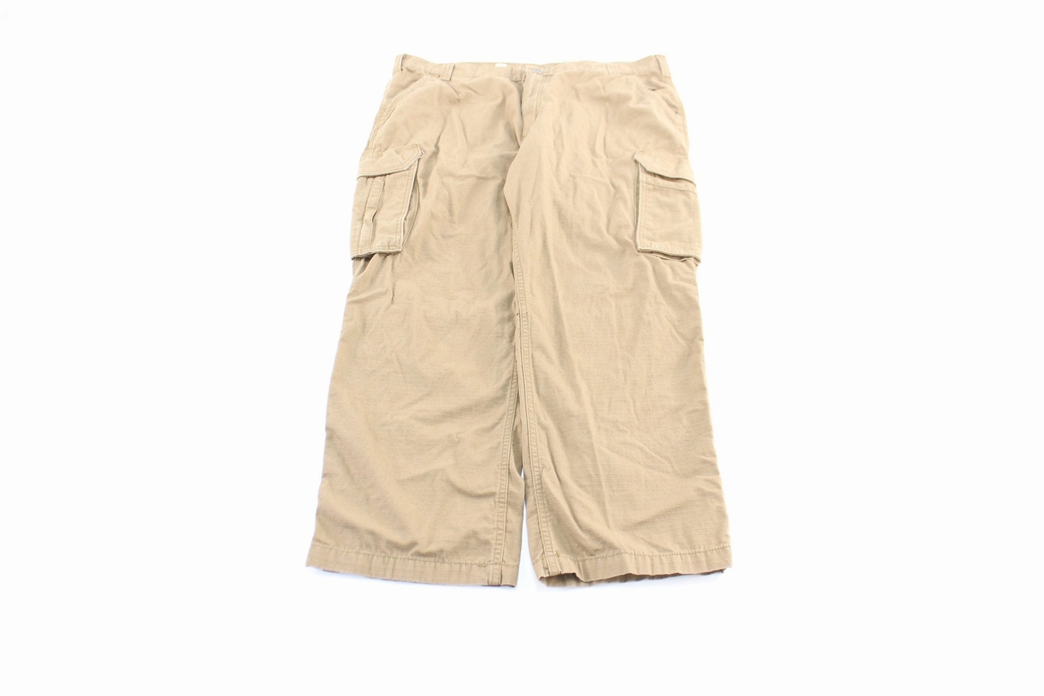 Flexible Cut Carhartt Logo Patch Tan Cargo Pants
