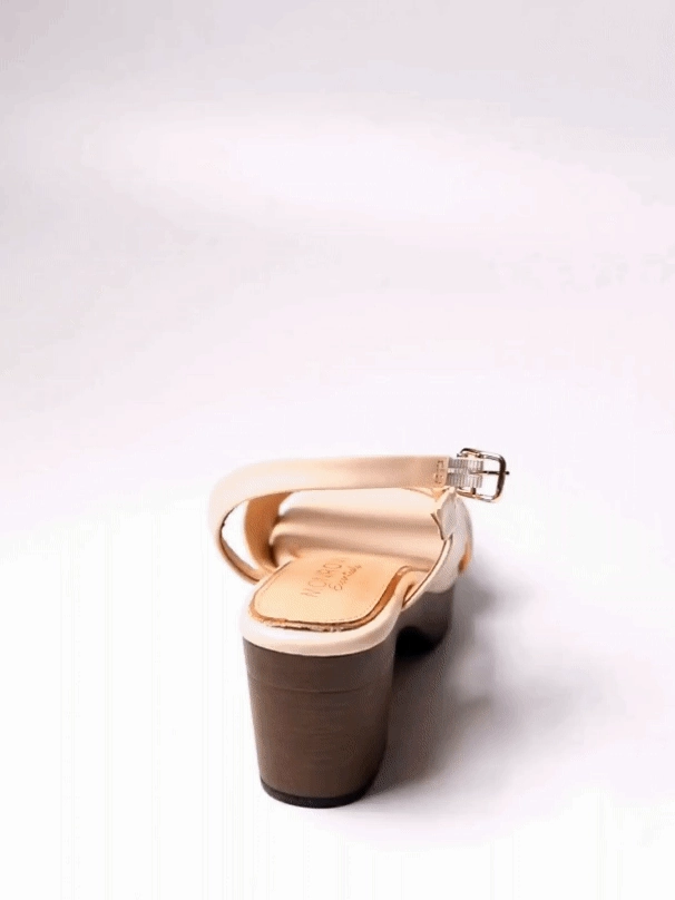 Joint Care Shop Run Lydia Beige Block Heels