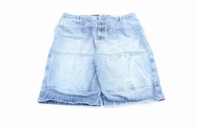 Marithe Francois Girbaud Denim Shorts Flexible Knee Articulation