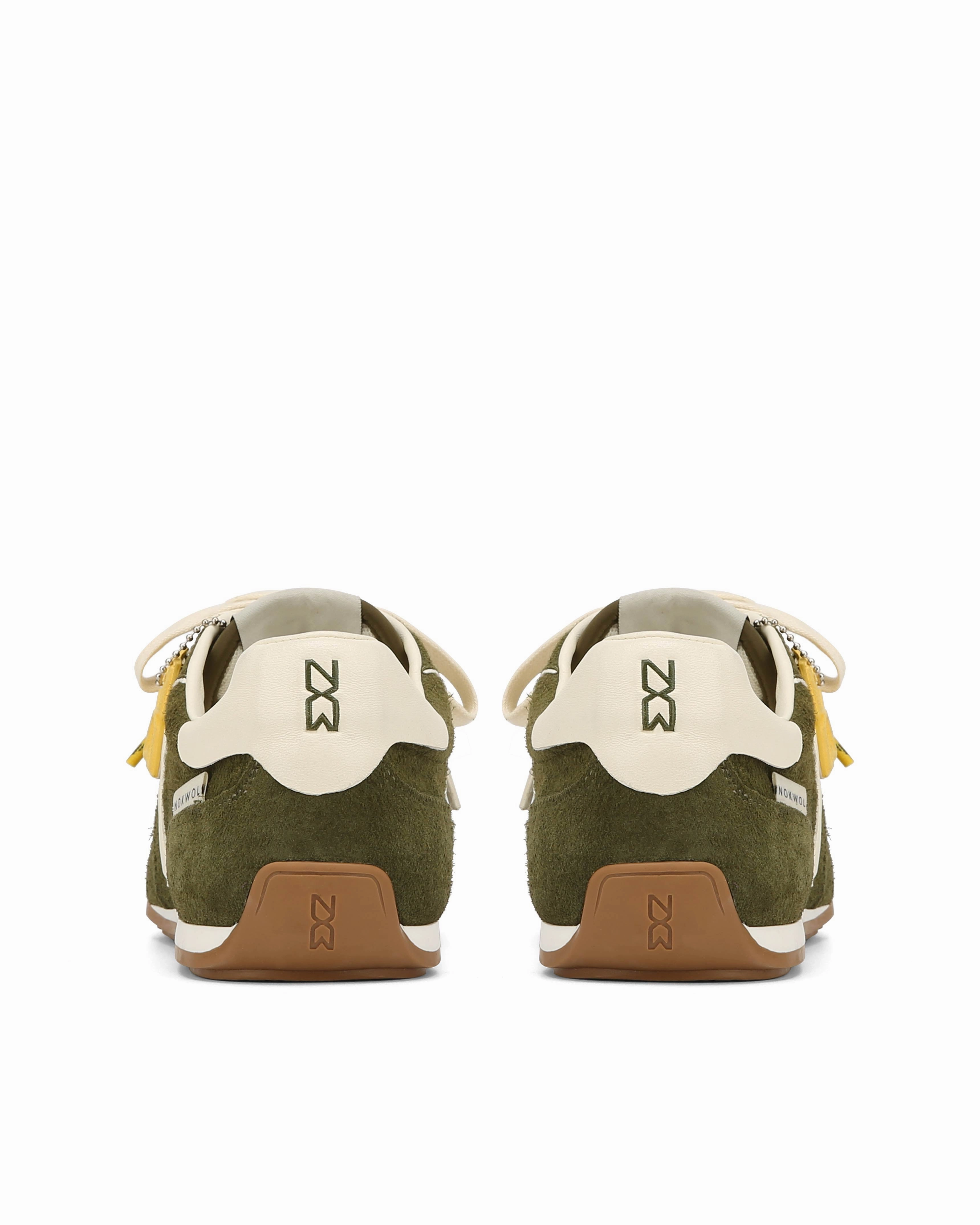 Method-M Khaki Hairy Suede Elastic Collar Padding Bonded Seamless