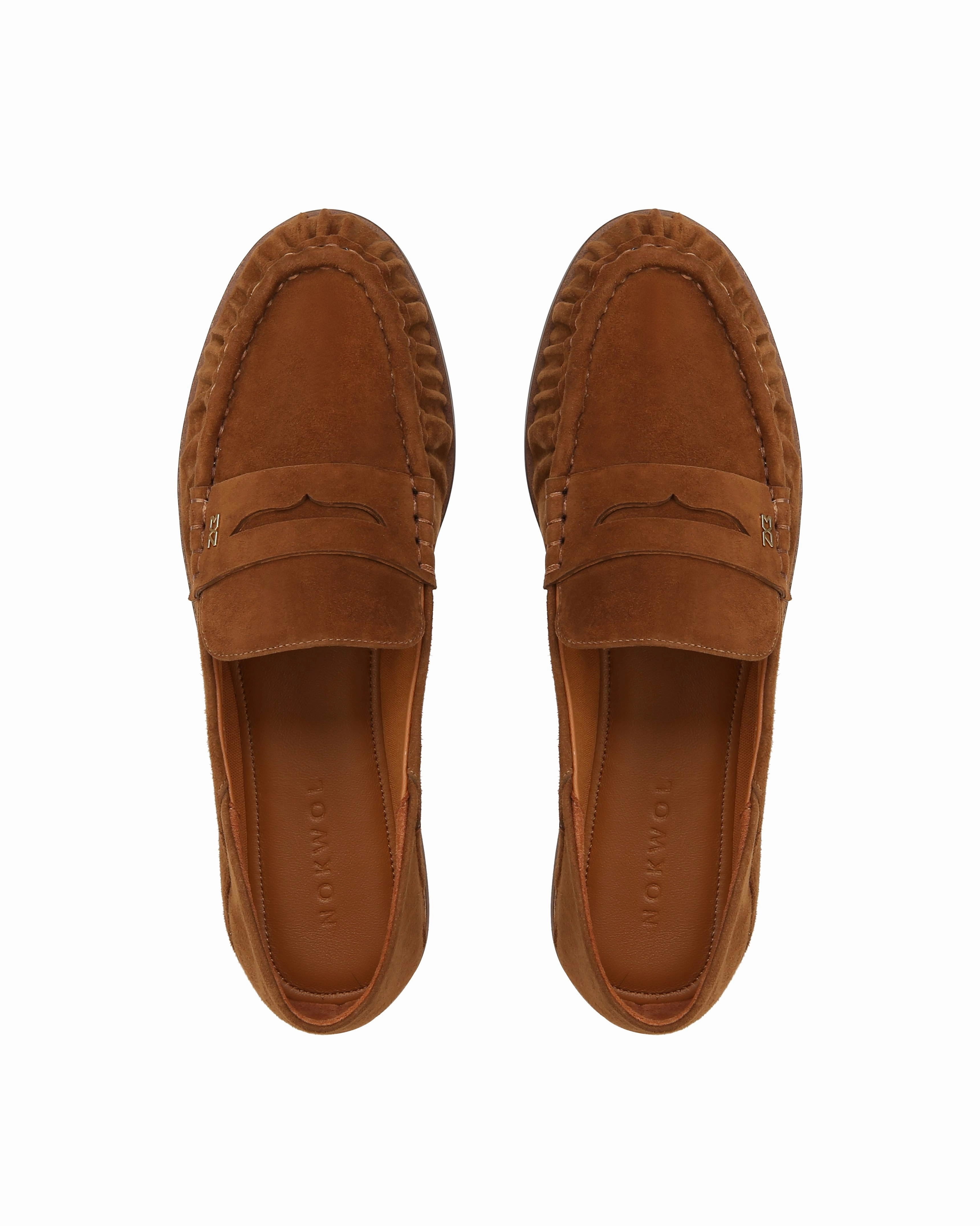 Workwear Friendly Mica Chestnut Suede