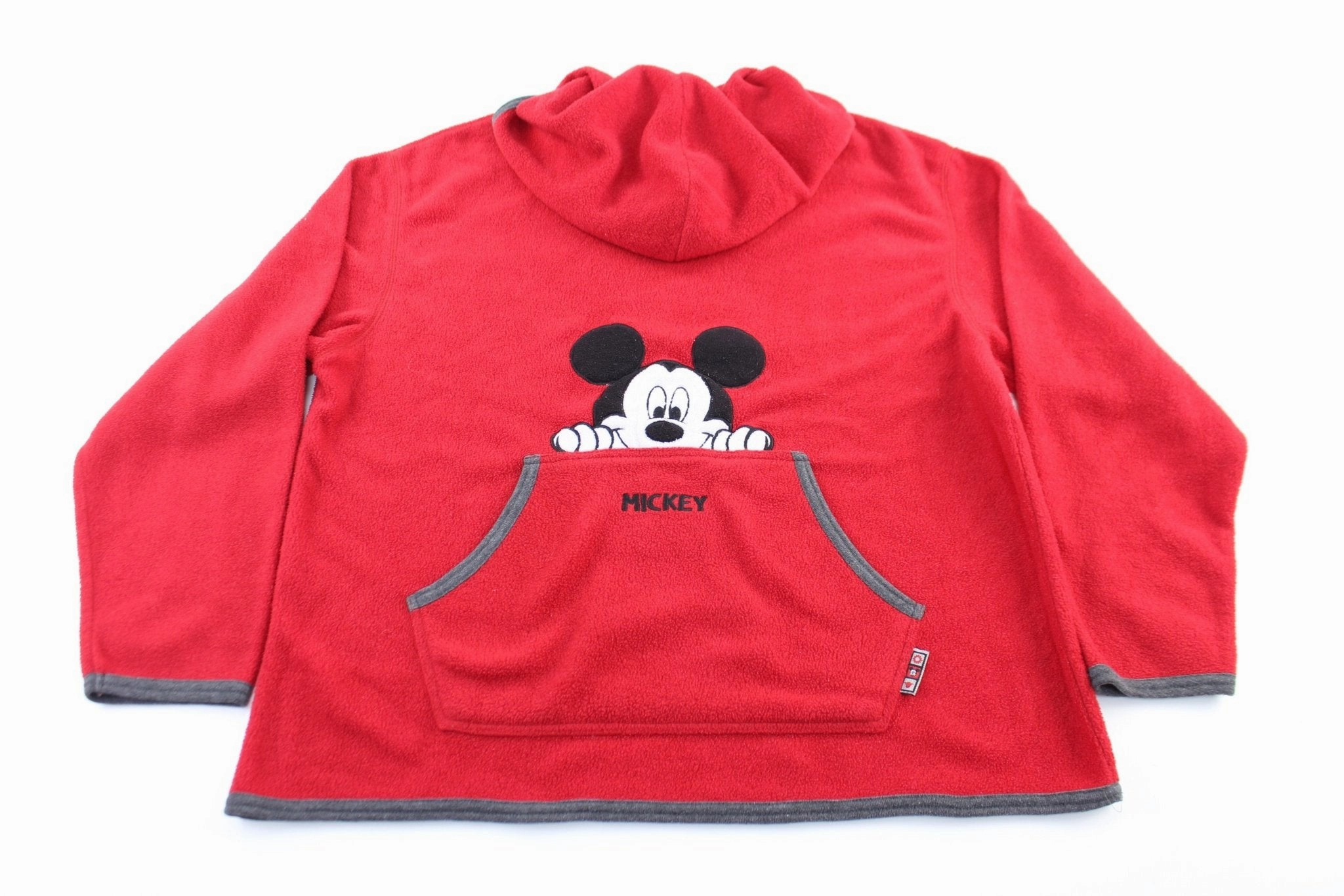 Mickey Unlimited Embroidered Mickey Mouse Fleece Pullover Abrasion Resistant Panels