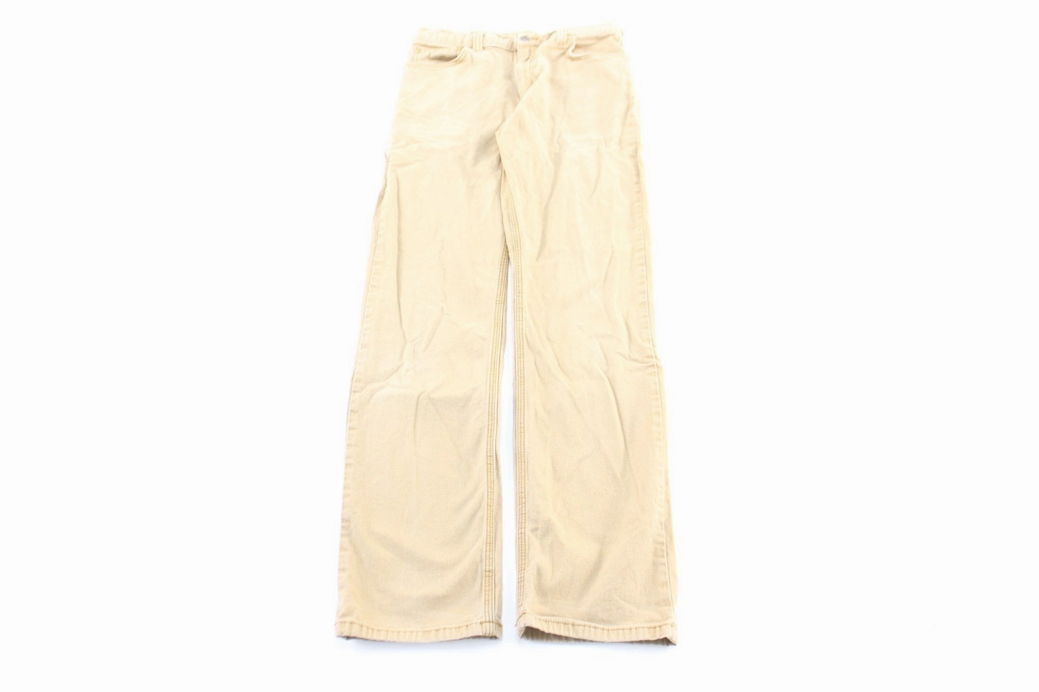 Carhartt Logo Patch Tan Pants Flexible Seam Embroidered Detail