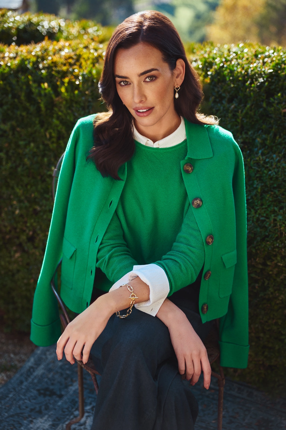 Quilted Interior Layer Airtight Seam Sealing Milano Knit Jacket - Emerald