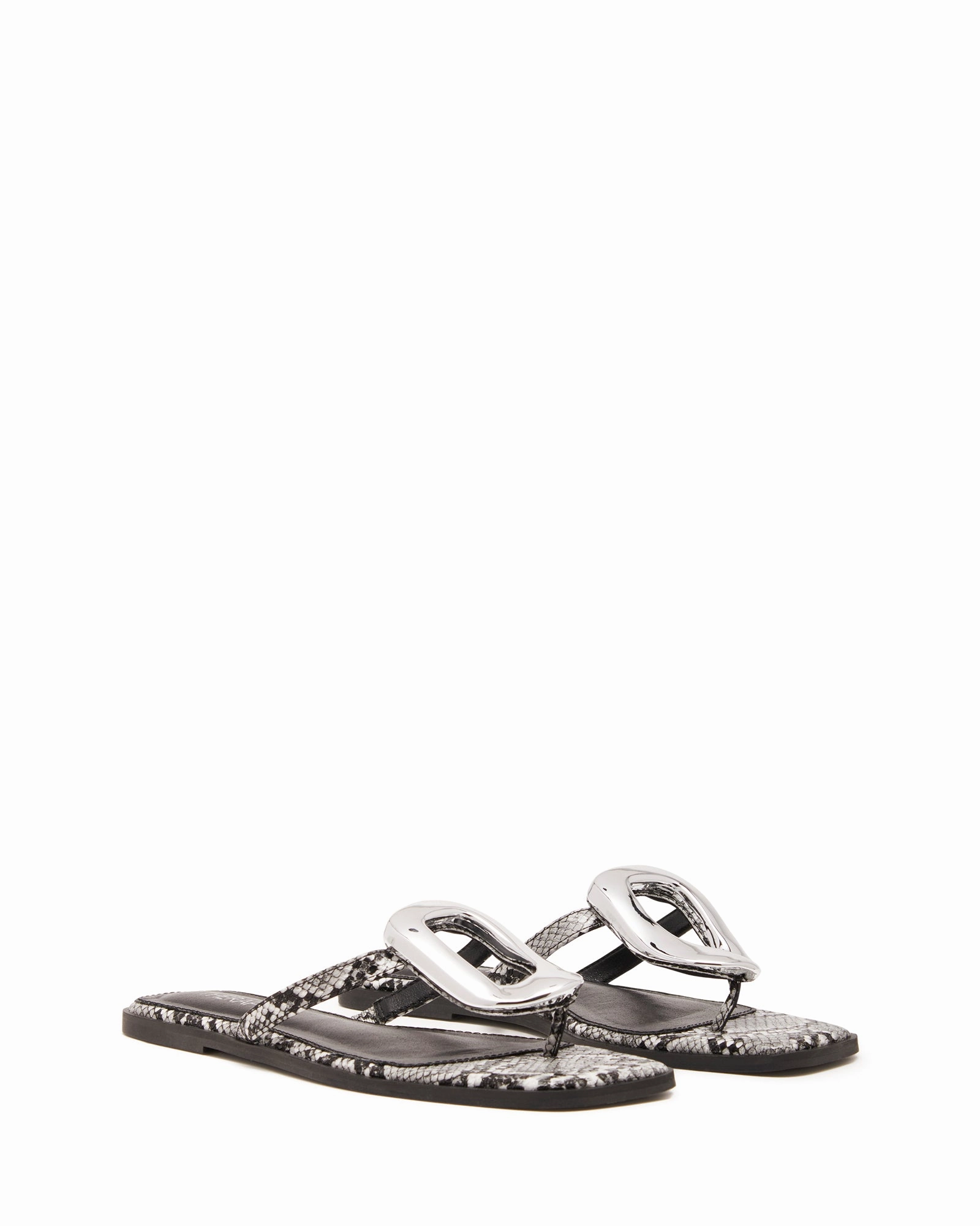 Guild Black/White Snake *FINAL SALE* Active Summer Footwear Stud Detail