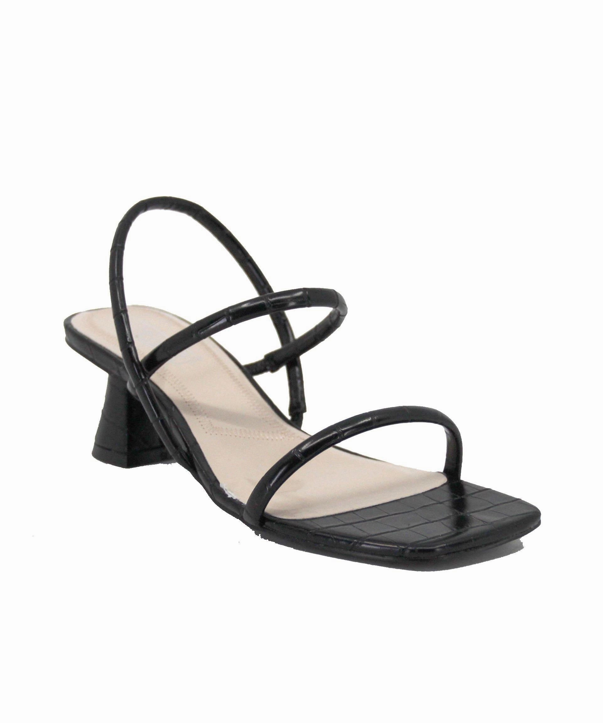 Buckle Detail Betta Black Croc *FINAL SALE*