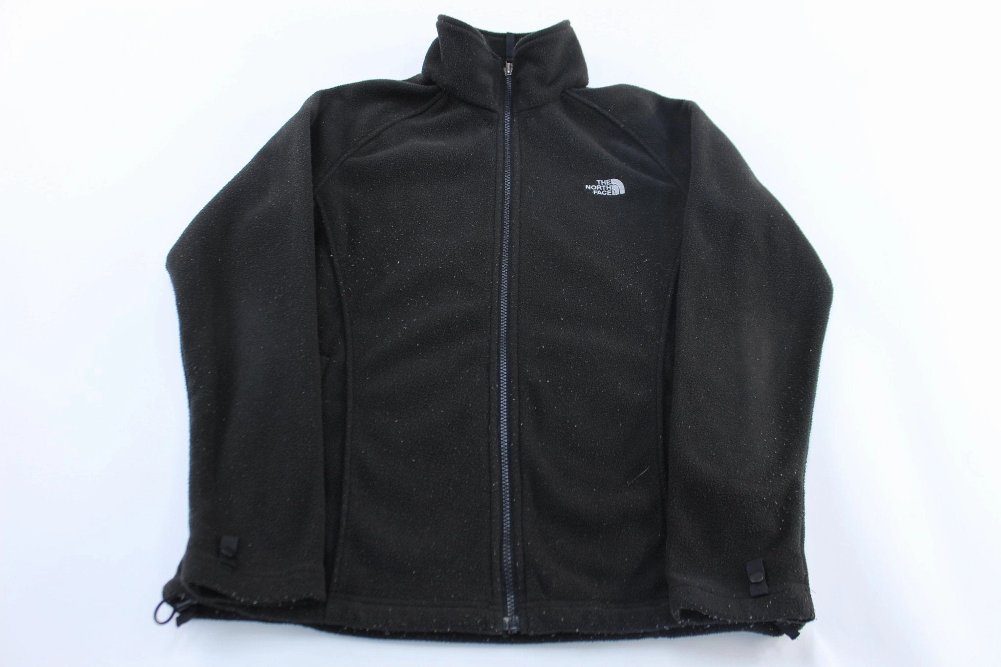 Introduce Women's The North Face Embroidered Logo Black Fleece Zip Up Jacket