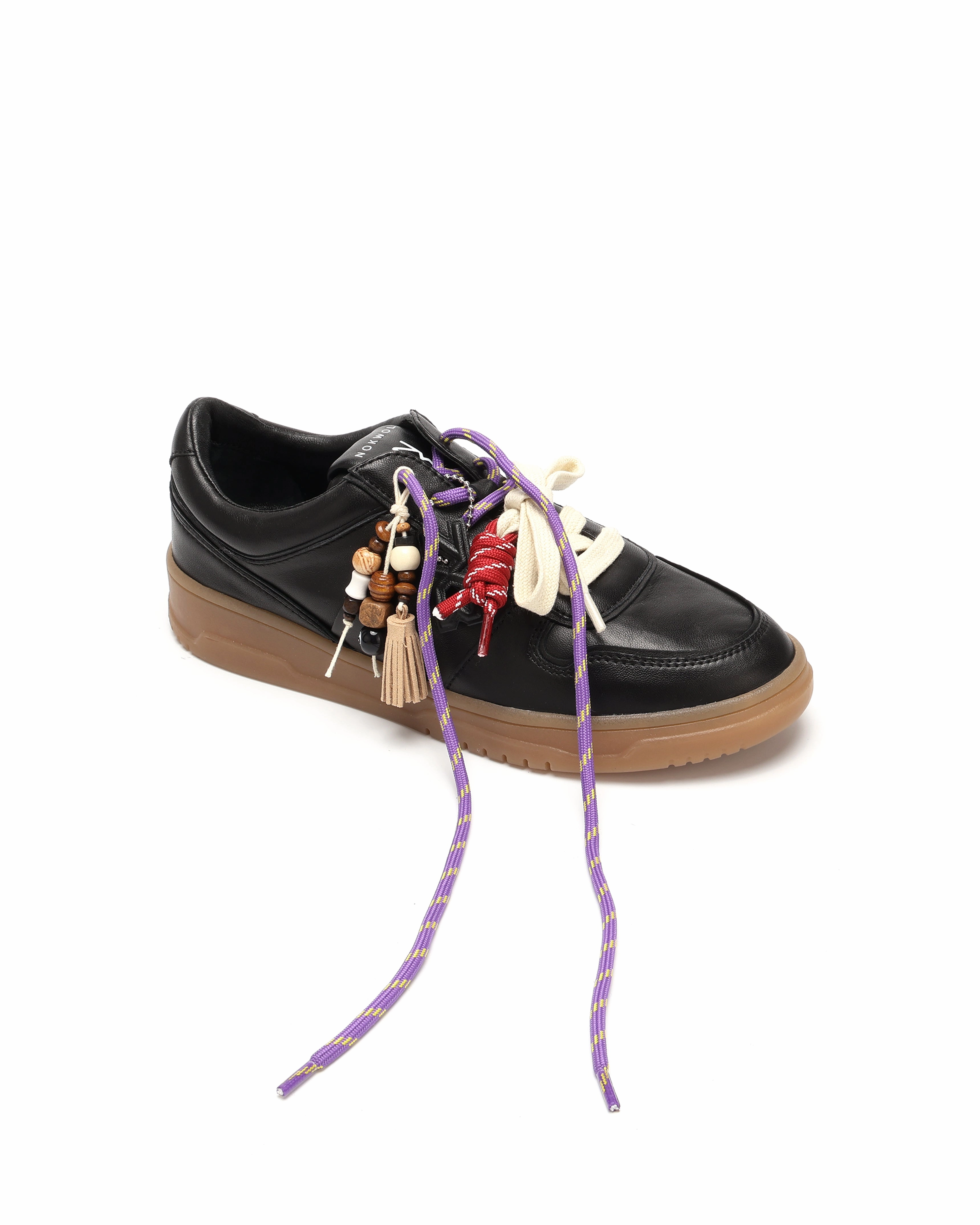 Wide base stability Enhanced Mobility Gillie Black Leather