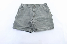 Carhartt Logo Patch Green Carpenter Shorts Sport Ready
