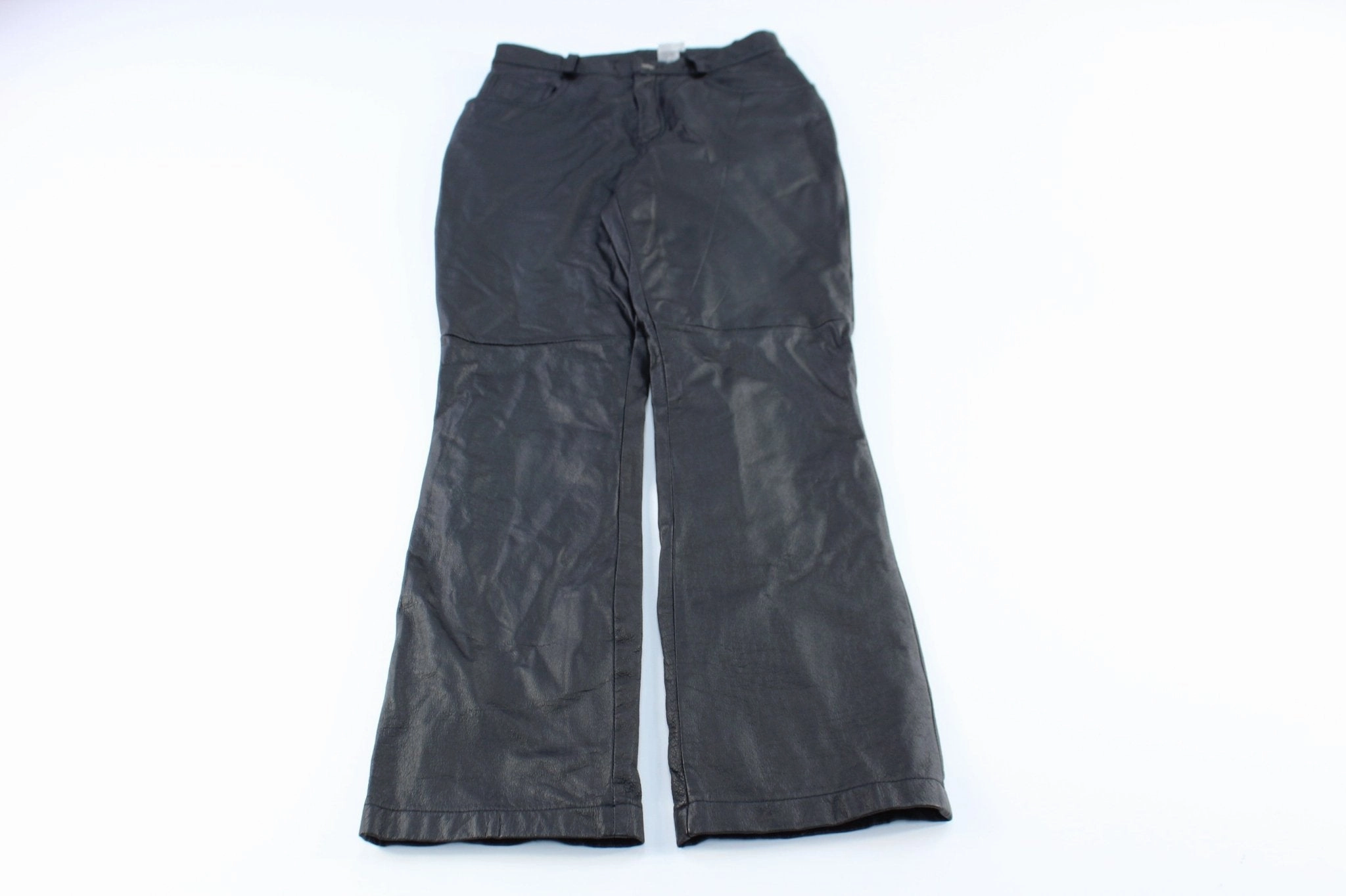 Layering Piece Core Support 90's Newport Easy Black Leather Pants