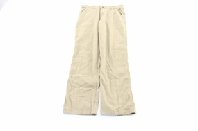 High Rise Chic Design Carhartt Logo Patch Tan Carpenter Pants