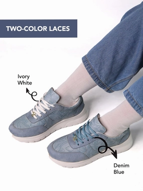 Kerry Blue Sneakers Breathable side Dynamic Comfort