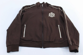 Women's Lauren Active Ralph Lauren Brown Track Jacket Journal Grant