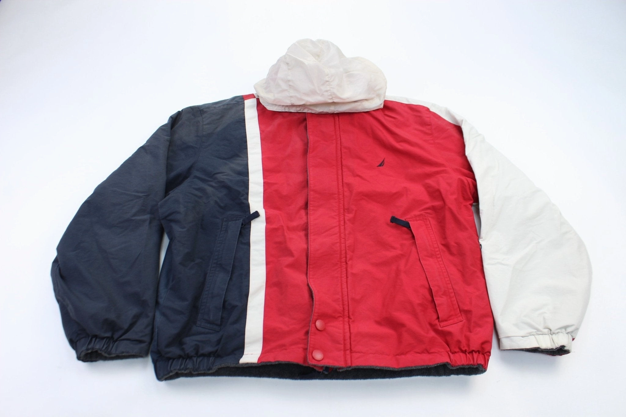 Calendar Powder Nautica Embroidered Logo Reversible Fleece Jacket