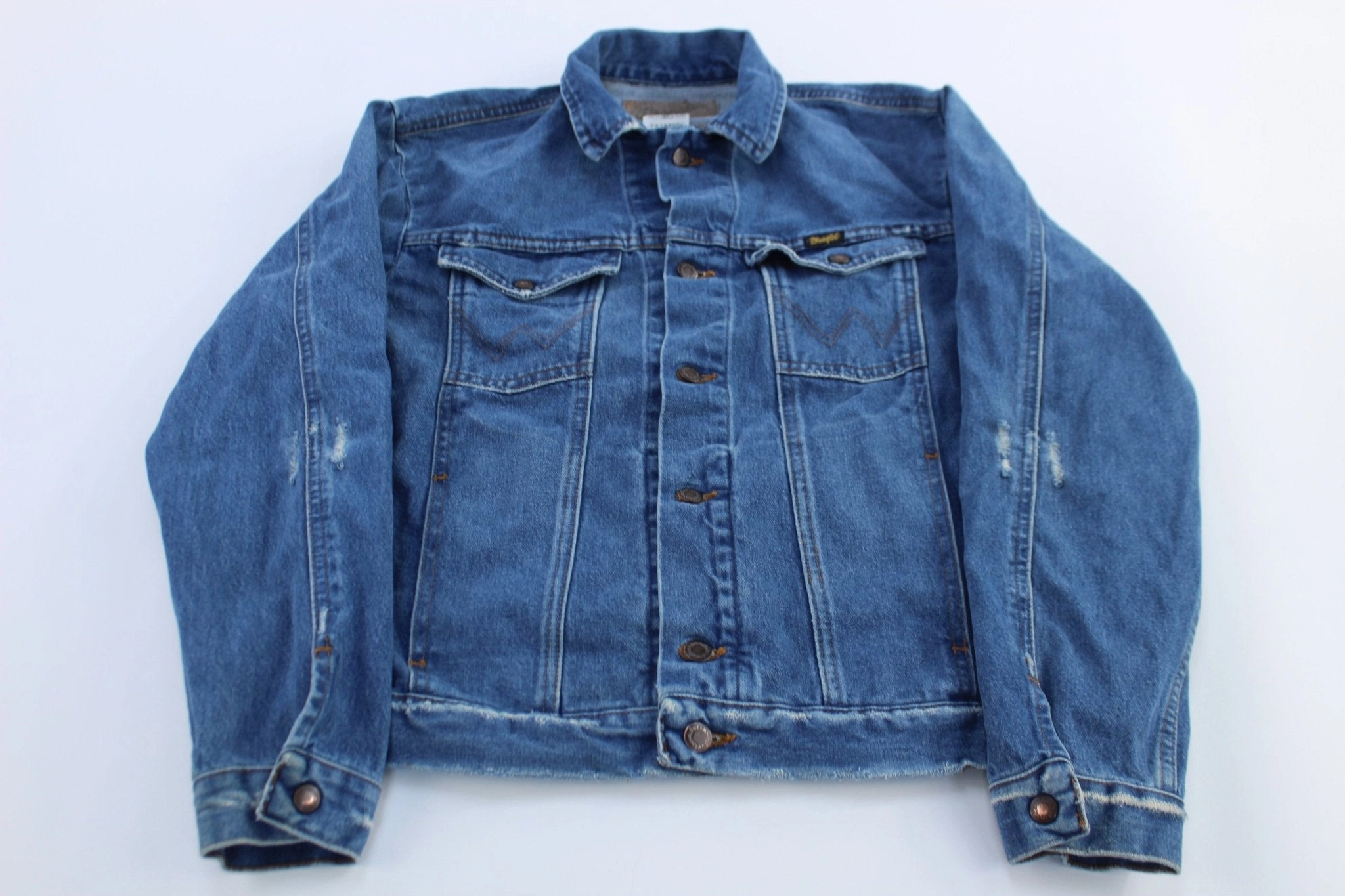 Compete Wrangler Authentic Western Denim Trucker Jacket