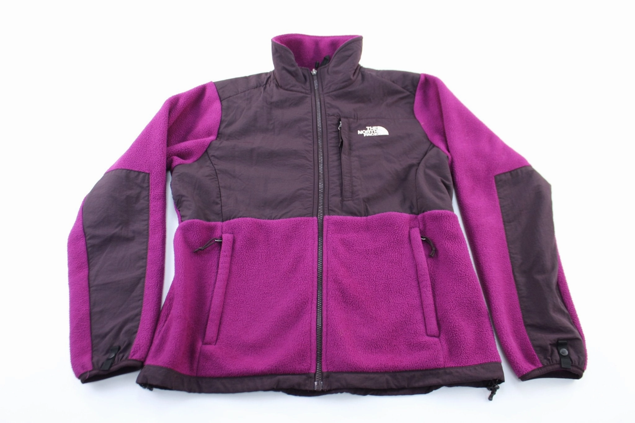 Breathable Formal Event Women's The North Face Embroidered Logo Purple Zip Up Jacket