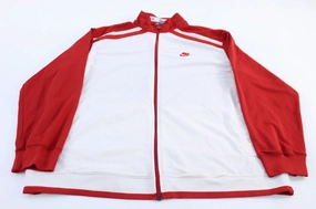 Nike Embroidered Logo Full Zip Track Jacket Softshell Material